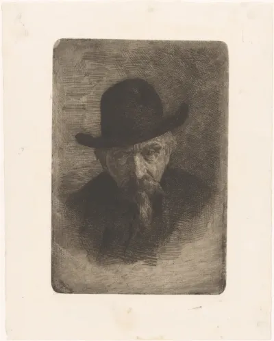 Portret van een onbekende man