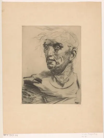 Portret van een onbekende man