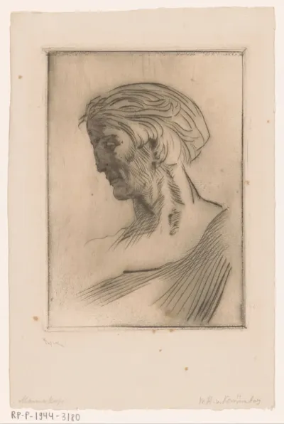 Portret van een onbekende man