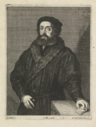 Portret van een onbekende man, bij een tafel