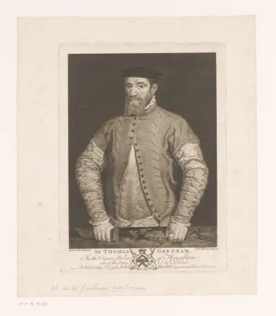 Portret van een onbekende man, foutief aangeduid als Thomas Gresham