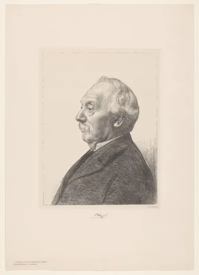 Portret van een onbekende man genaamd Blussé