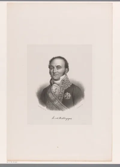 Portret van een onbekende man in galakostuum