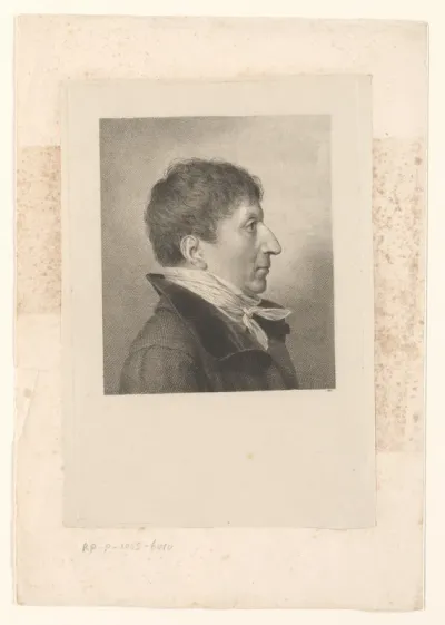 Portret van een onbekende man, in profiel naar rechts
