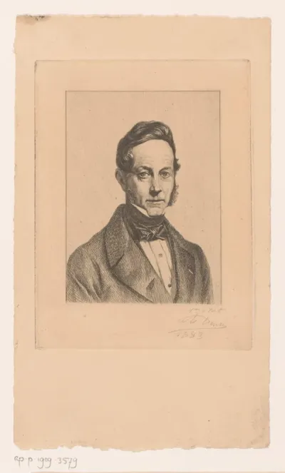 Portret van een onbekende man, Letellier