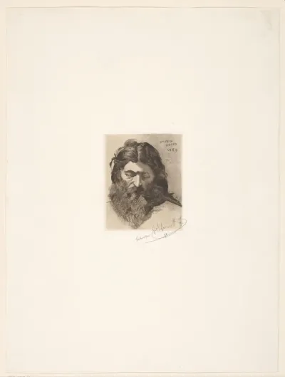 Portret van een onbekende man met een baard