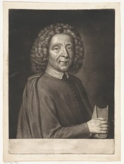 Portret van een onbekende man met een boek