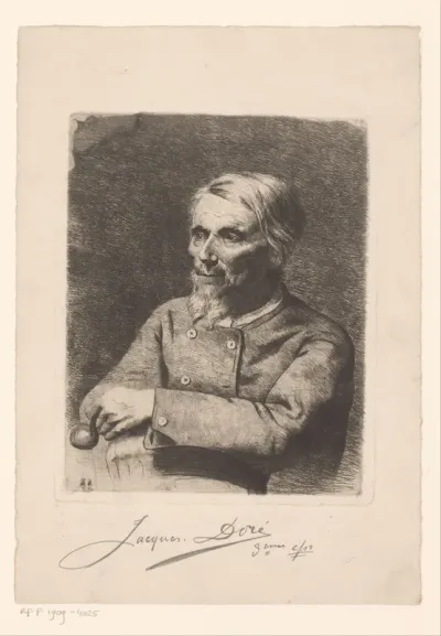 Portret van een onbekende man met een pijp in de hand