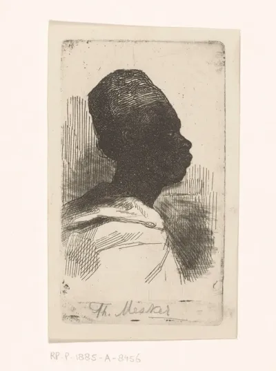 Portret van een onbekende man met fez