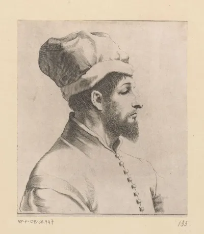 Portret van een onbekende man met hoed