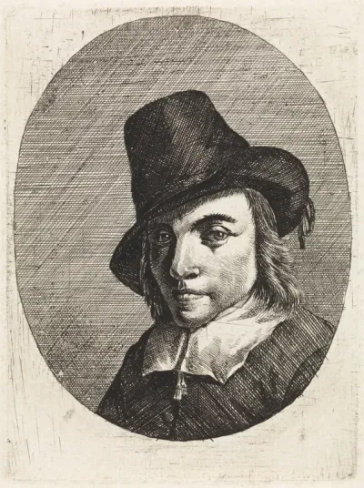 Portret van een onbekende man met hoed