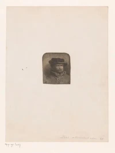 Portret van een onbekende man met hoed