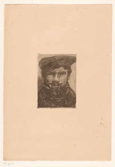 Portret van een onbekende man met pet
