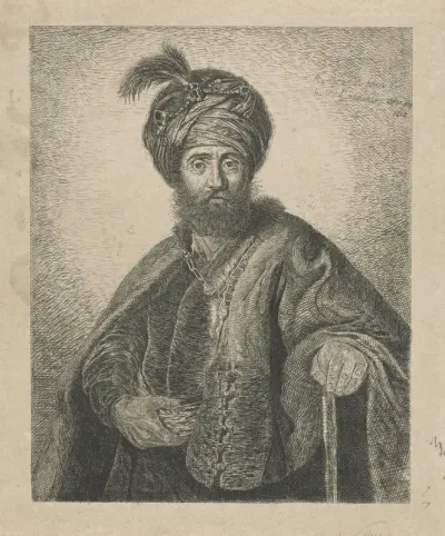 Portret van een onbekende man met tulband