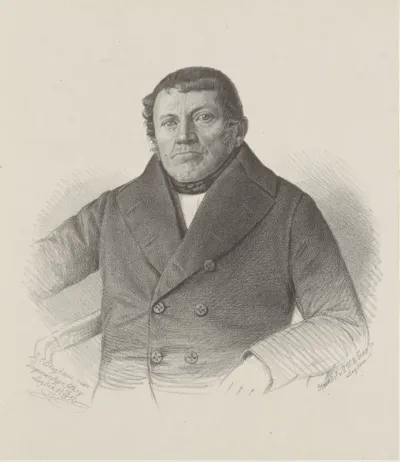 Portret van een onbekende man, mogelijk A.P. de Lange