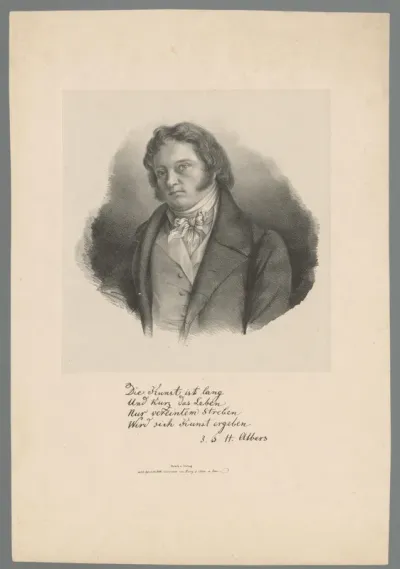 Portret van een onbekende man, mogelijk Albers