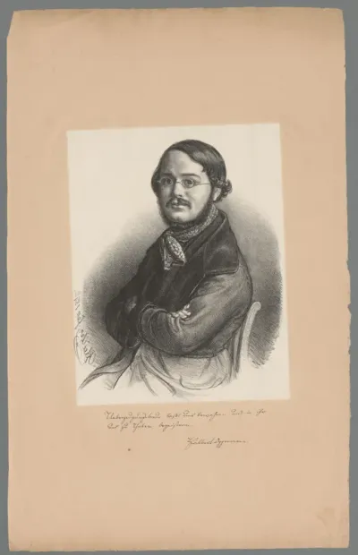 Portret van een onbekende man, mogelijk Albert Oppermann