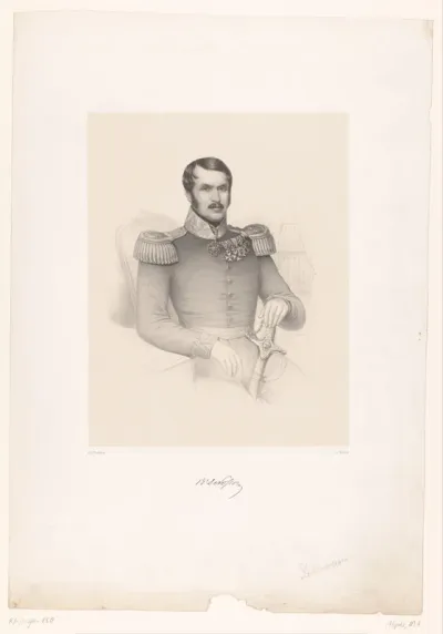Portret van een onbekende man, mogelijk Bn. Devosson