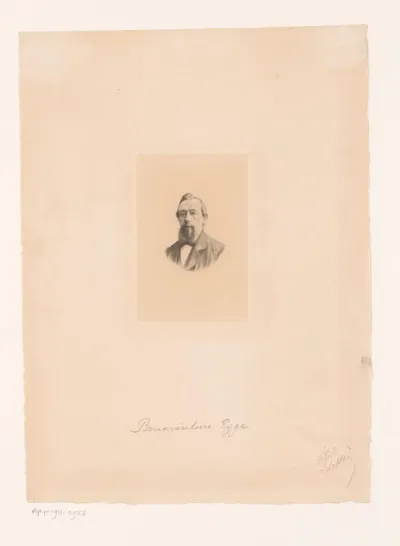 Portret van een onbekende man, mogelijk Bonaventure Egge
