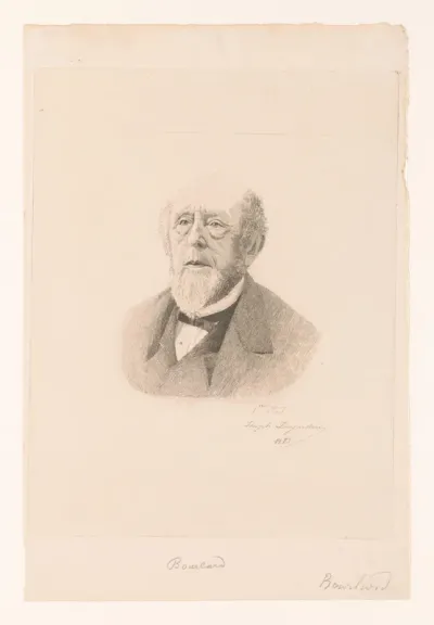 Portret van een onbekende man, mogelijk Bourlard