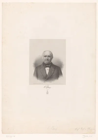 Portret van een onbekende man, mogelijk C. Bang