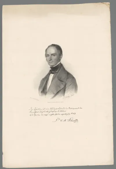 Portret van een onbekende man, mogelijk C.H. Schultz