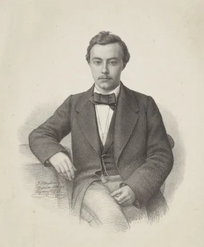 Portret van een onbekende man, mogelijk C.R. Merkus