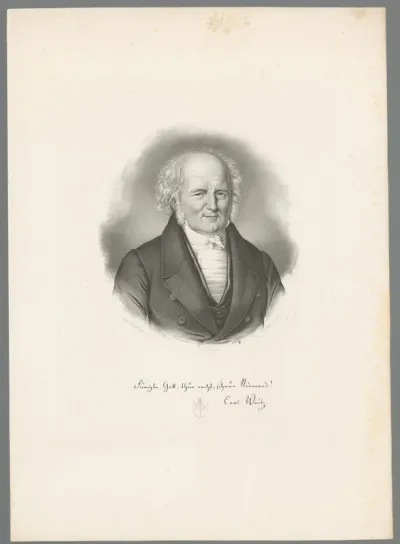 Portret van een onbekende man, mogelijk Carl Waitz