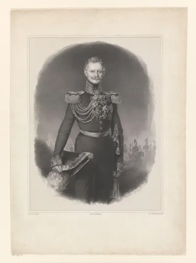 Portret van een onbekende man, mogelijk Chr. von Fabrici