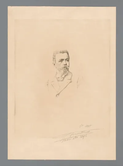 Portret van een onbekende man, mogelijk Couture