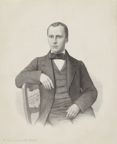 Portret van een onbekende man, mogelijk D. Haarsma de Wit