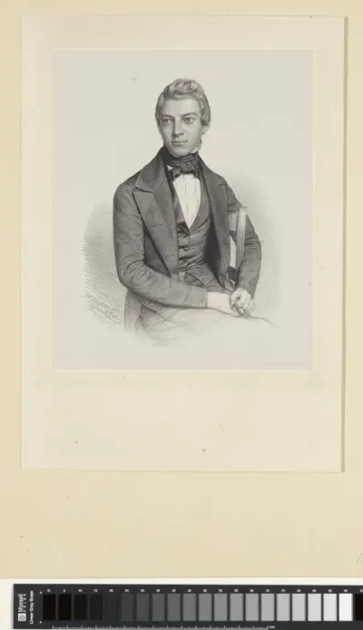 Portret van een onbekende man, mogelijk de heer Heinsberger