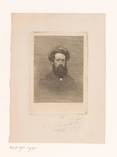 Portret van een onbekende man, mogelijk Détail