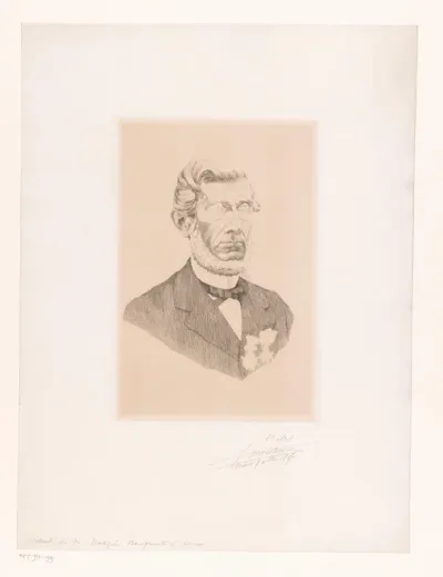 Portret van een onbekende man, mogelijk Dorzée