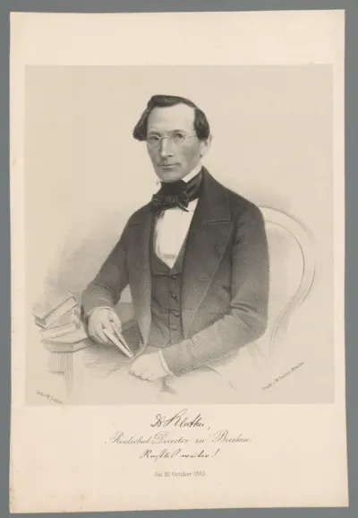 Portret van een onbekende man, mogelijk dr. Kluthn