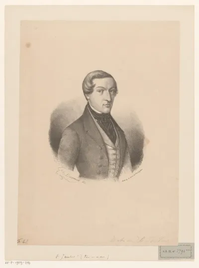 Portret van een onbekende man, mogelijk E. Jaules