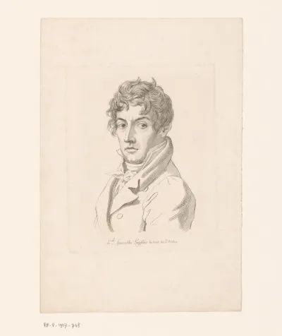 Portret van een onbekende man, mogelijk een schilder