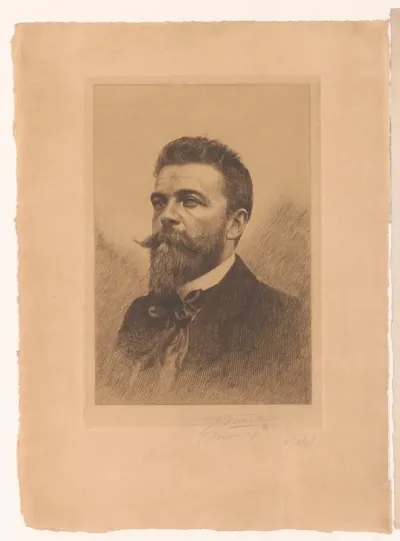 Portret van een onbekende man, mogelijk Elle