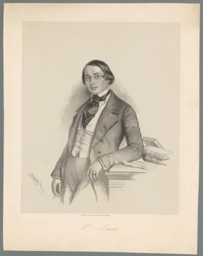 Portret van een onbekende man, mogelijk Ernst Bach