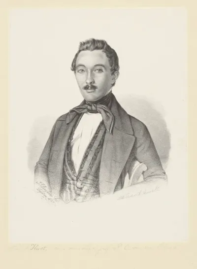 Portret van een onbekende man, mogelijk F.L.F. Horst