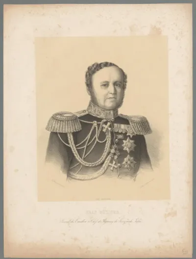 Portret van een onbekende man, mogelijk Fedor Wassiljewitsch graaf van Rüdiger