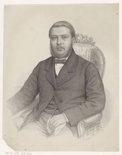 Portret van een onbekende man, mogelijk Francois Willem Ketjen