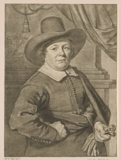 Portret van een onbekende man, mogelijk Frans Jansz. Post