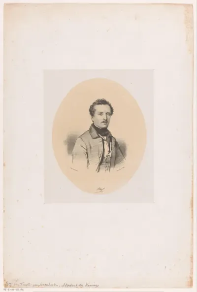 Portret van een onbekende man, mogelijk Frederik Christiaan Hendrik van Tuyll van Serooskerken