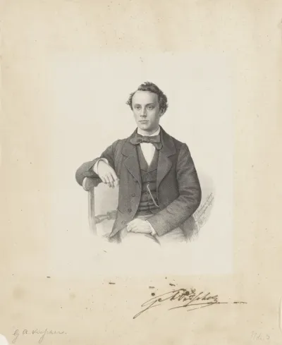 Portret van een onbekende man, mogelijk G.A. Visscher