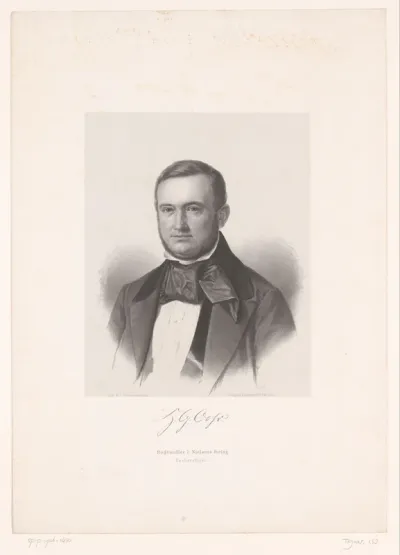 Portret van een onbekende man, mogelijk H.G. Oofw