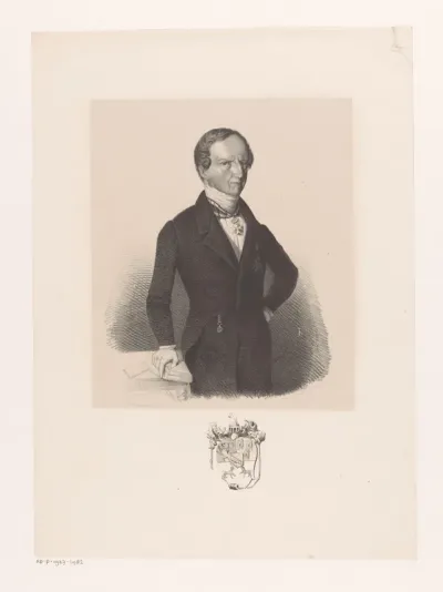 Portret van een onbekende man, mogelijk J. Bichon