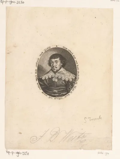 Portret van een onbekende man, mogelijk J. D. Weitz