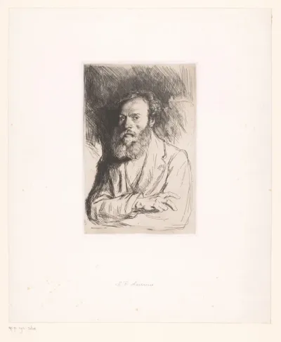 Portret van een onbekende man, mogelijk J.F. Laurens
