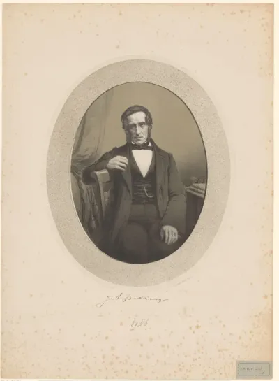Portret van een onbekende man, mogelijk Jean Antoine Bakhoven